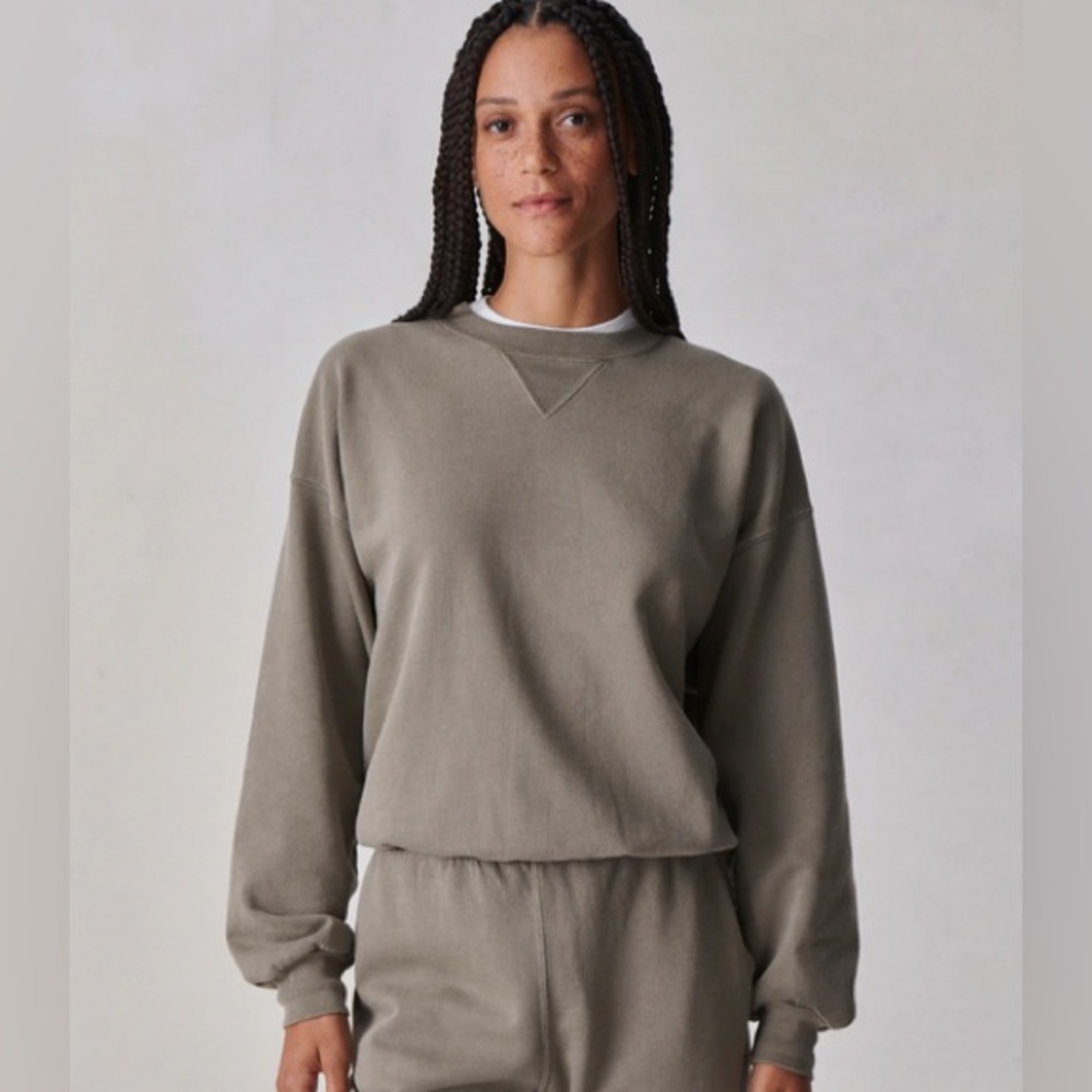 Buck Mason Interloop Venice wash sweatpant and sweatshirt set